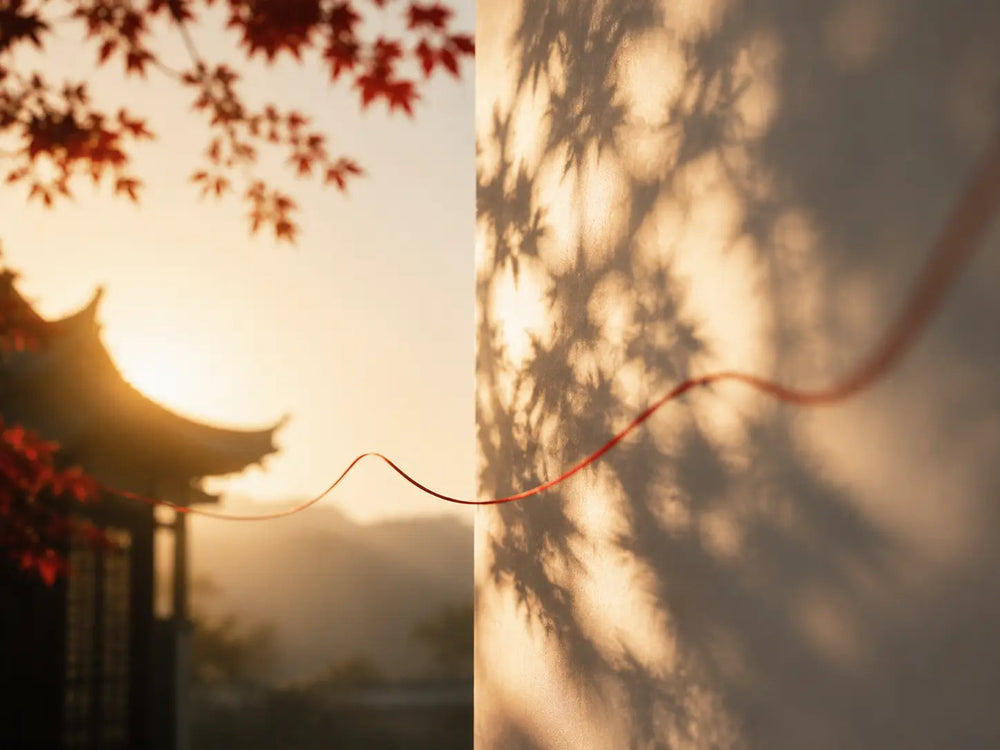 Red string bracelet for protection, blessing, and intention practice by TheFuMaster