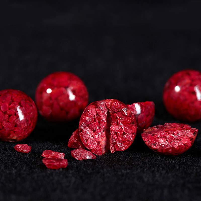 Red berries with a black background