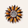 Radiant Luck Sunflower Brooch