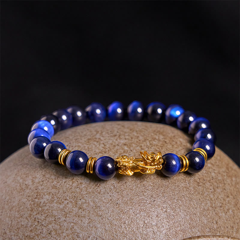 The Focused Sentinel Tiger Eye Pixiu Bracelet