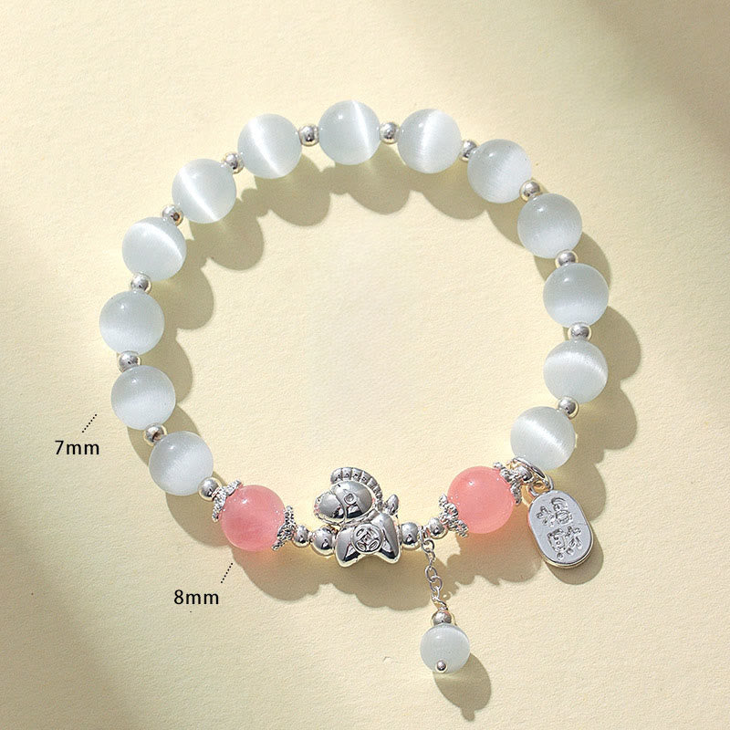 Smooth Sailing Cat's Eye Pixiu Bracelet