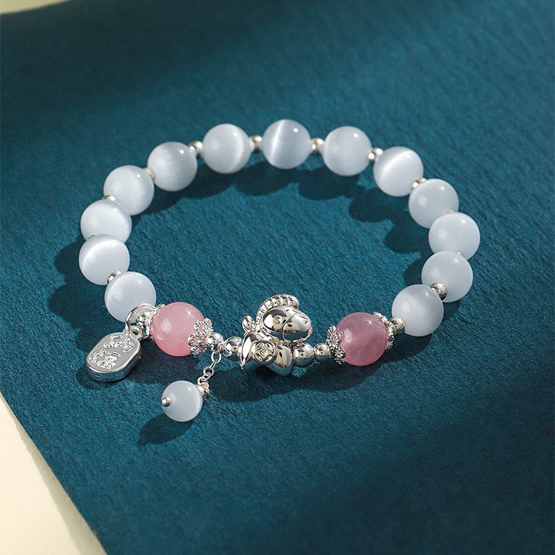 Smooth Sailing Cat's Eye Pixiu Bracelet