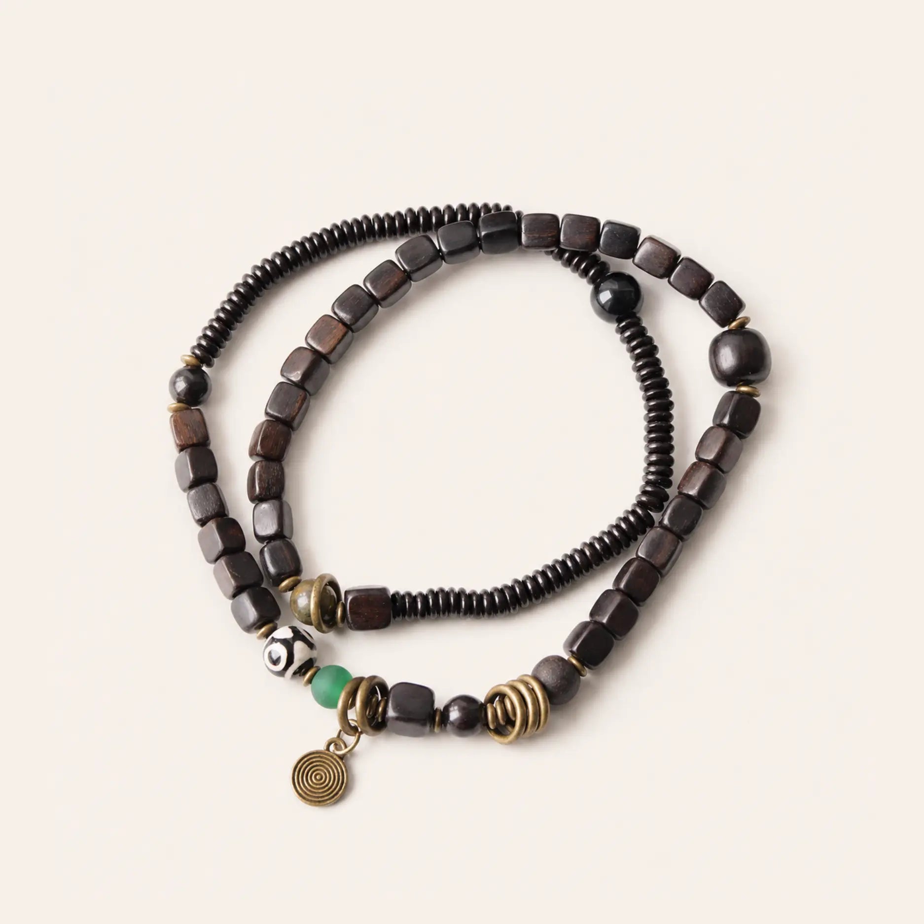 Black Ebony Protection Bead Bracelet