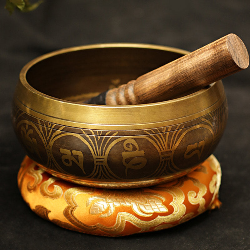 Artisanal Hand-Hammered Healing Sound Bowl Set
