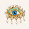 Protective Evil Eye Brooch