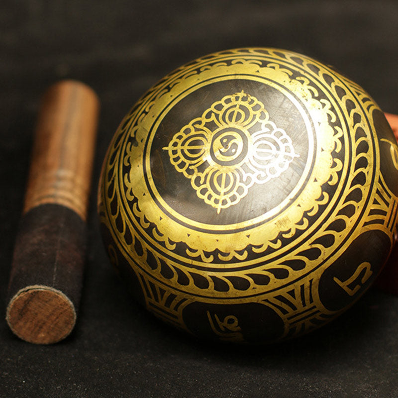 Artisanal Hand-Hammered Healing Sound Bowl Set
