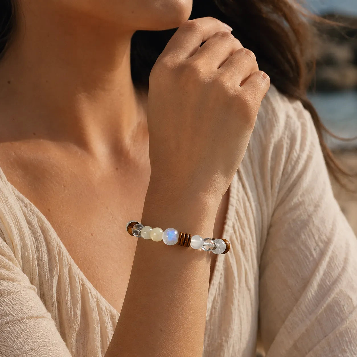 Peaceful Clarity Multi-Treasure Bracelet