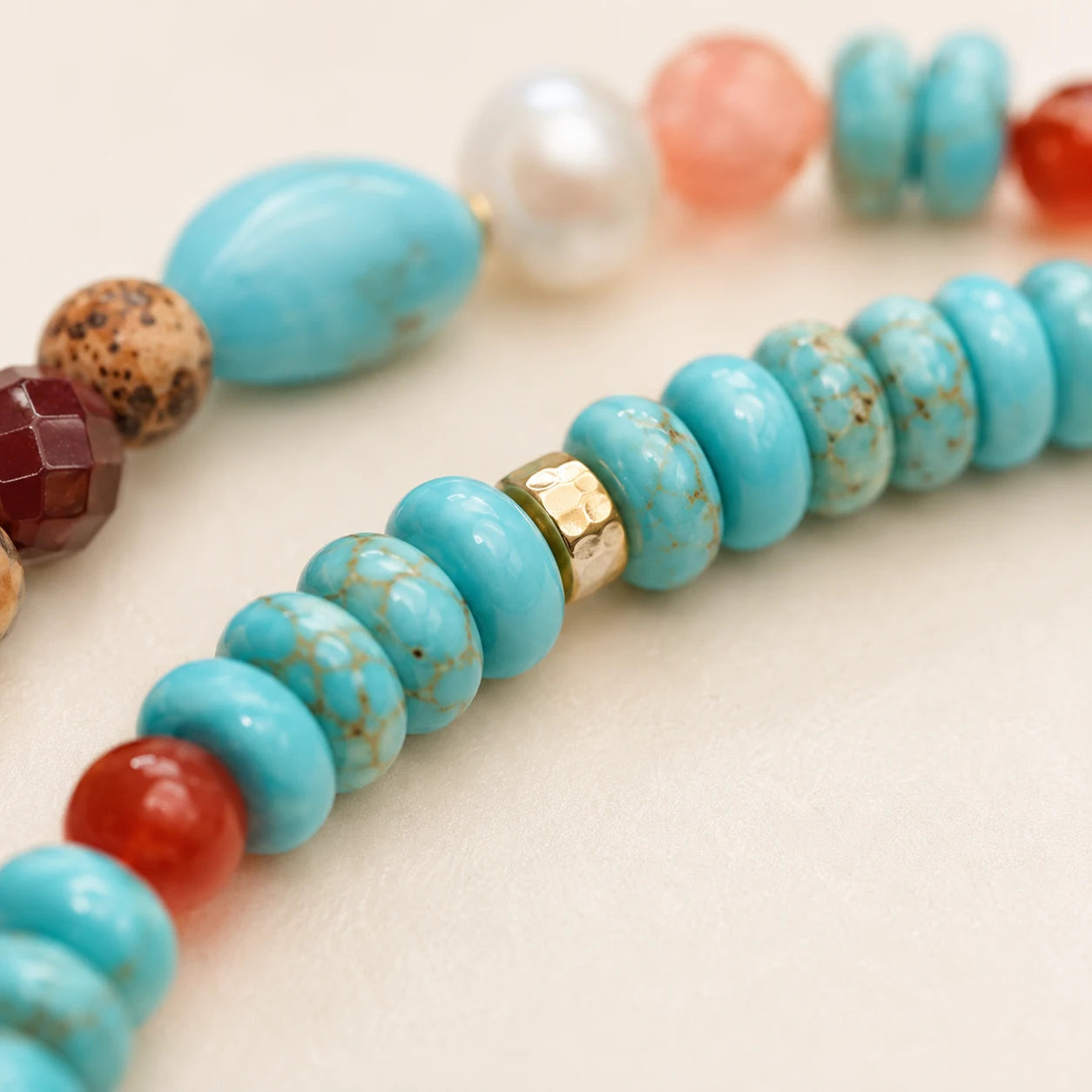 Soft Flow Stone Bead Bracelet