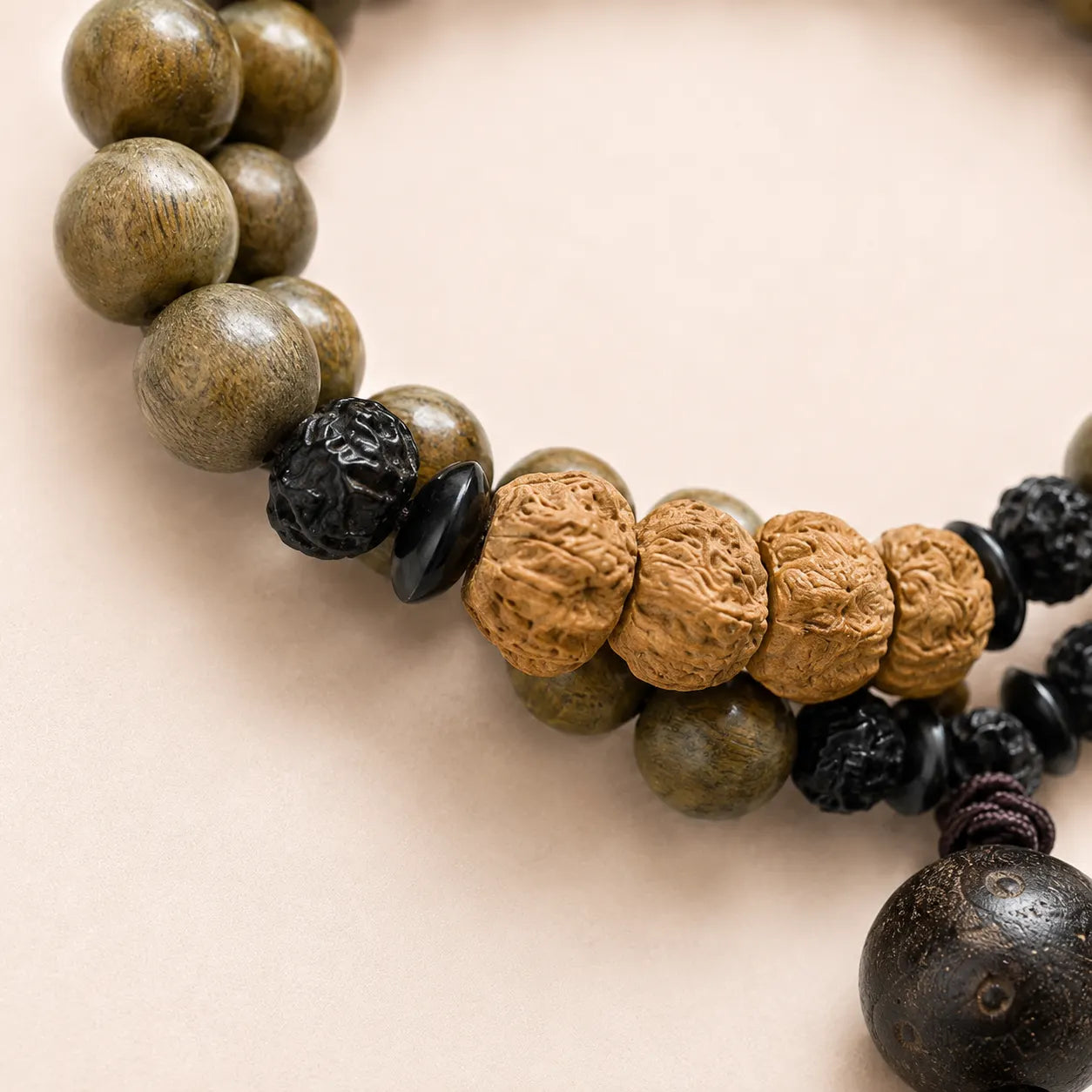 Green Sandalwood Seed Handheld Beads