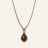 Crimson Tear Vintage Necklace