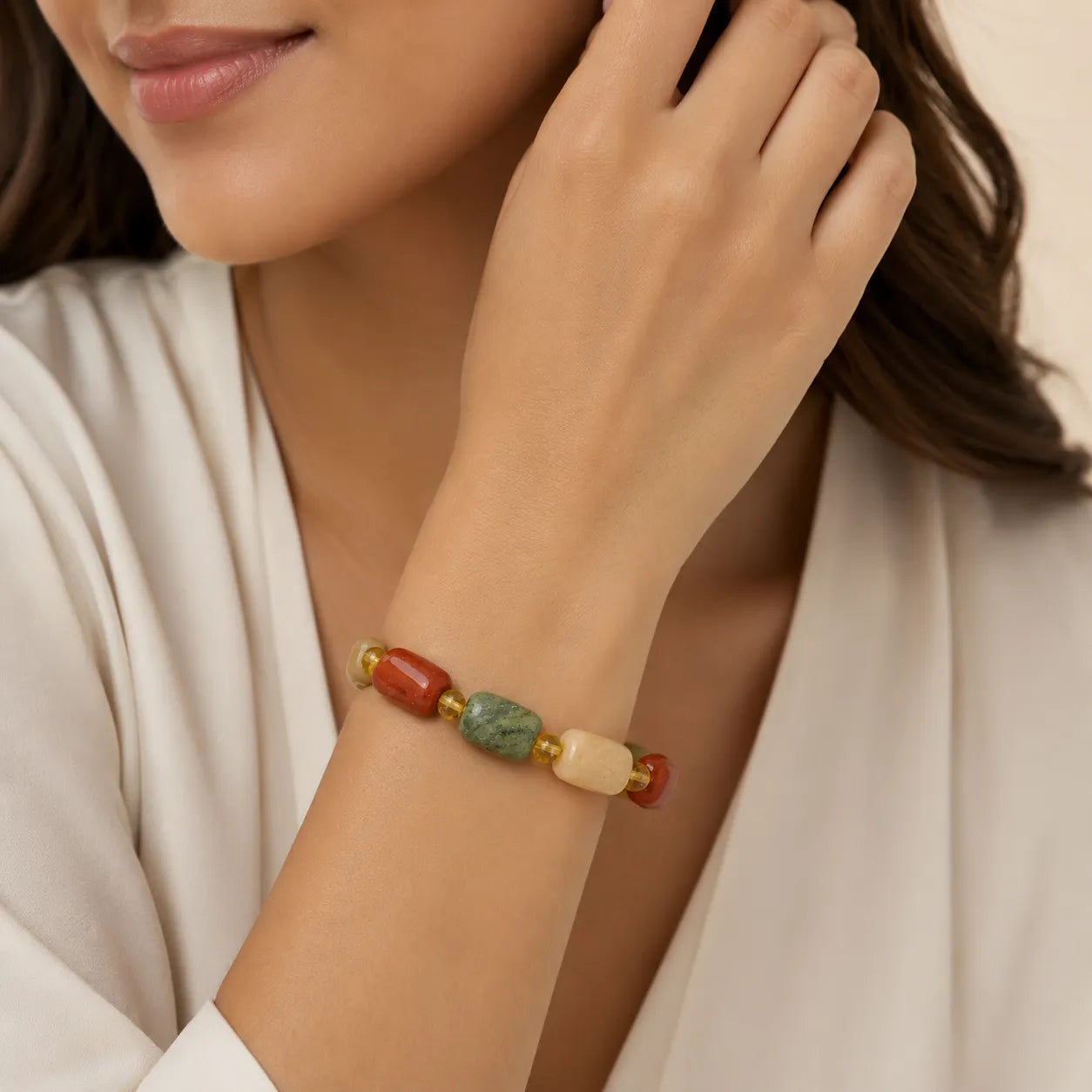 Colorful Jinsi Jade Bracelet