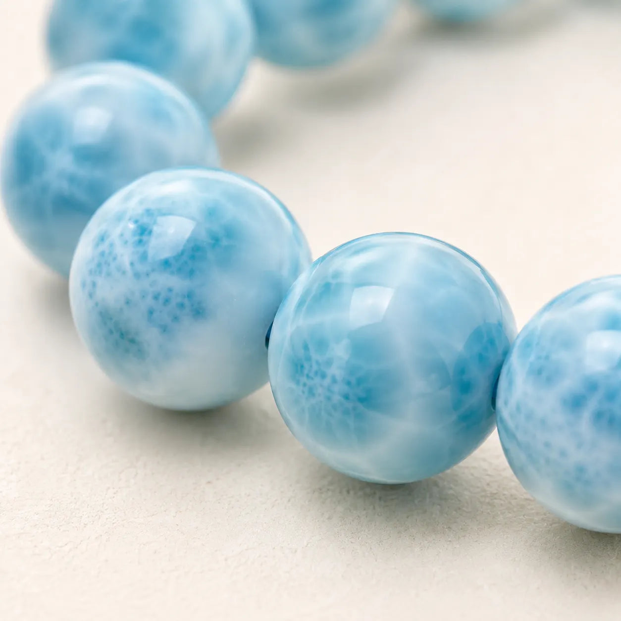 Blue Sea Pattern Stone Bracelet