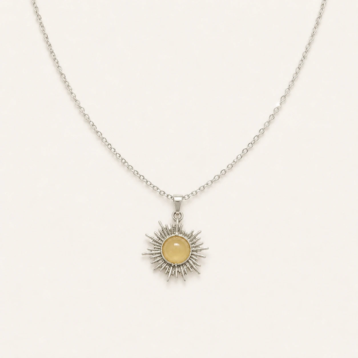 Bohemian Sun Pendant Necklace
