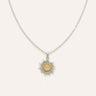 Bohemian Sun Pendant Necklace