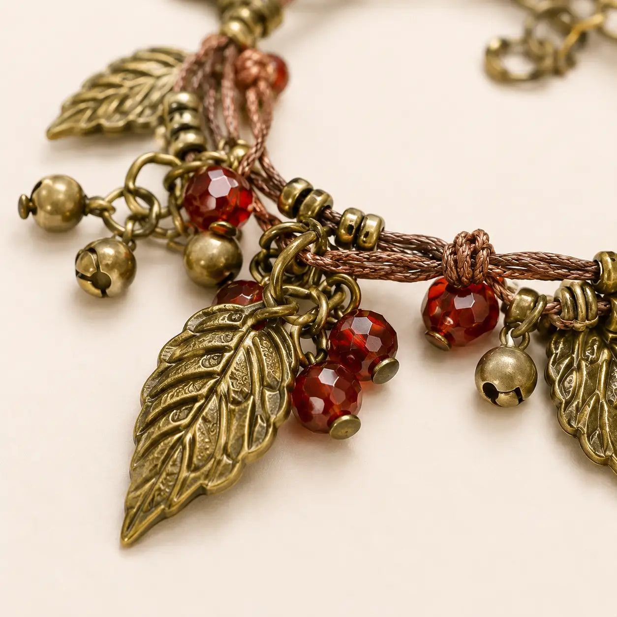 Bohemian Vine Leaf Bracelet