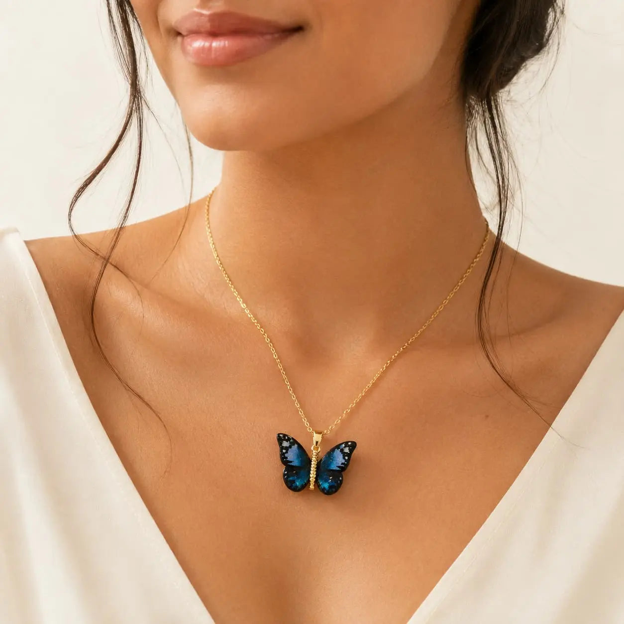 Butterfly Shadow Necklace