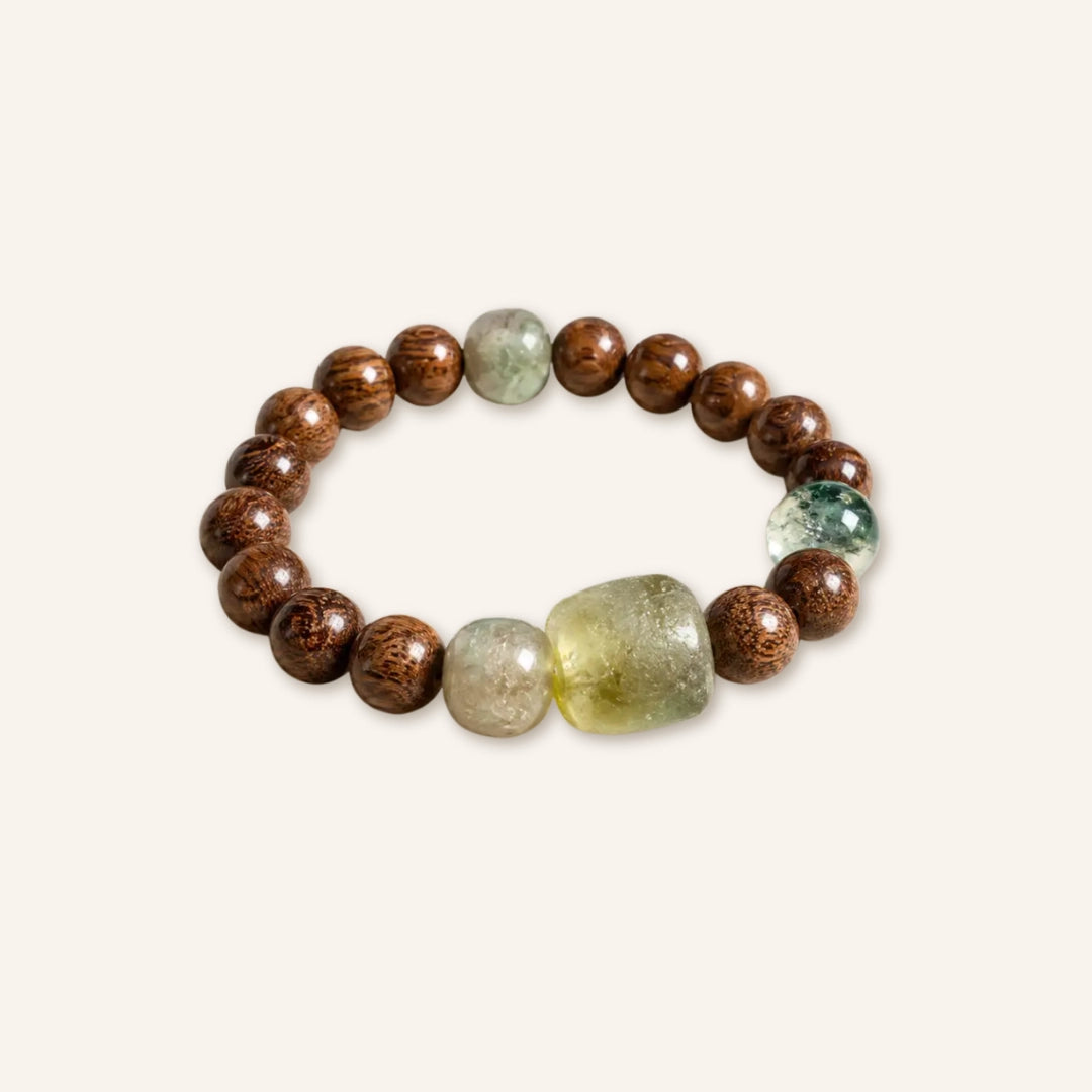 Wood style bead bracelet by TheFuMaster