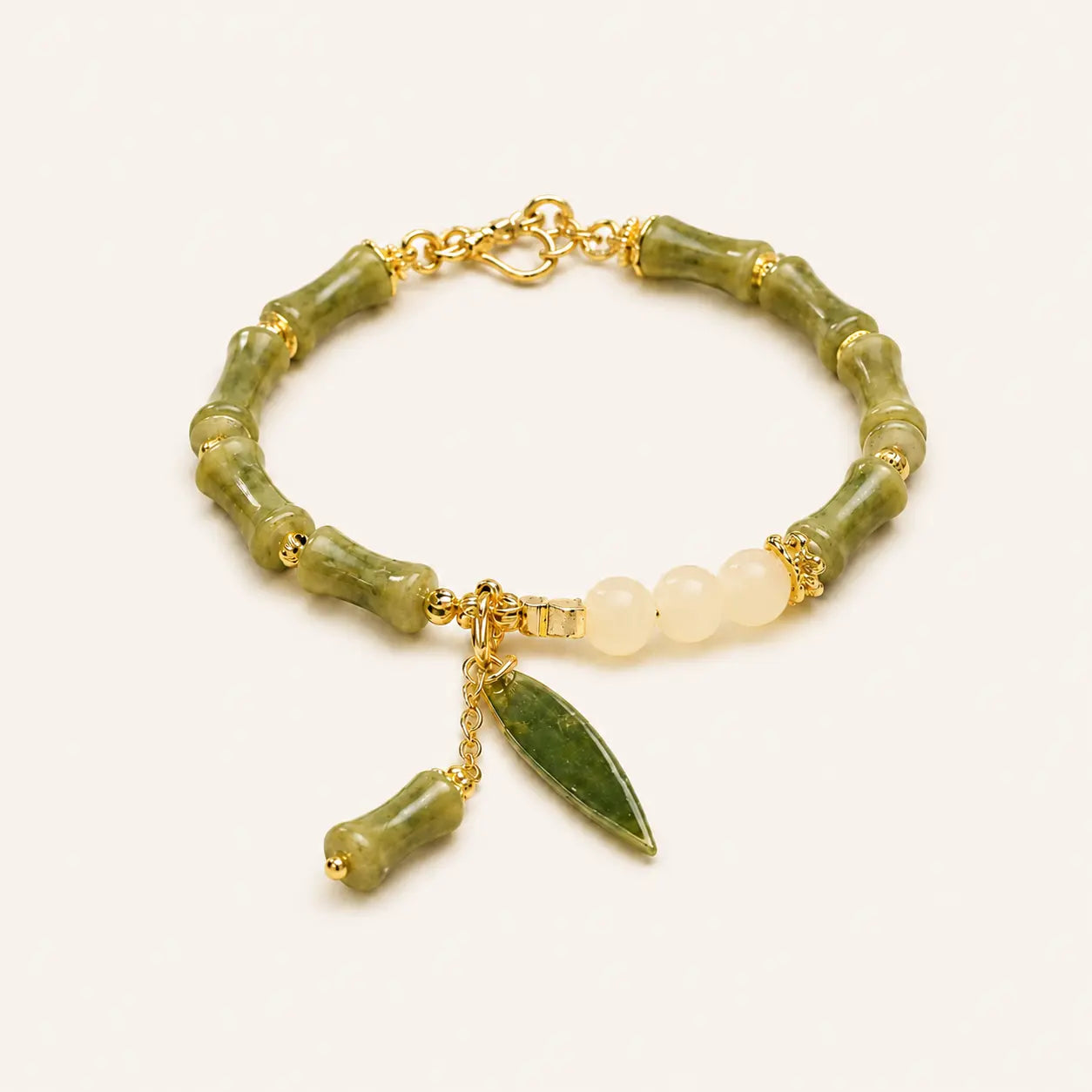 Bamboo Jade Growth Bracelet