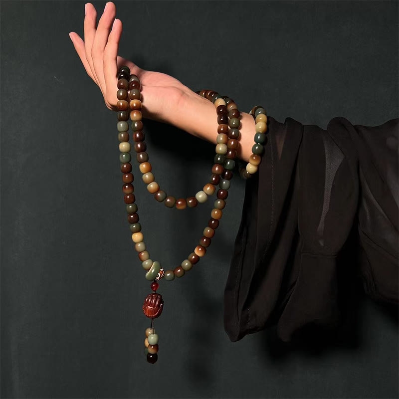 Bodhi Seed 108 Wisdom Mala Necklace for Meditation – TheFuMaster