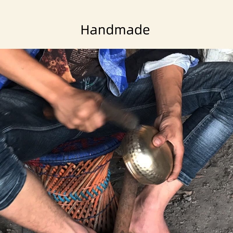 Tibetan Sacred Bronze Meditation Sound Bowl Set