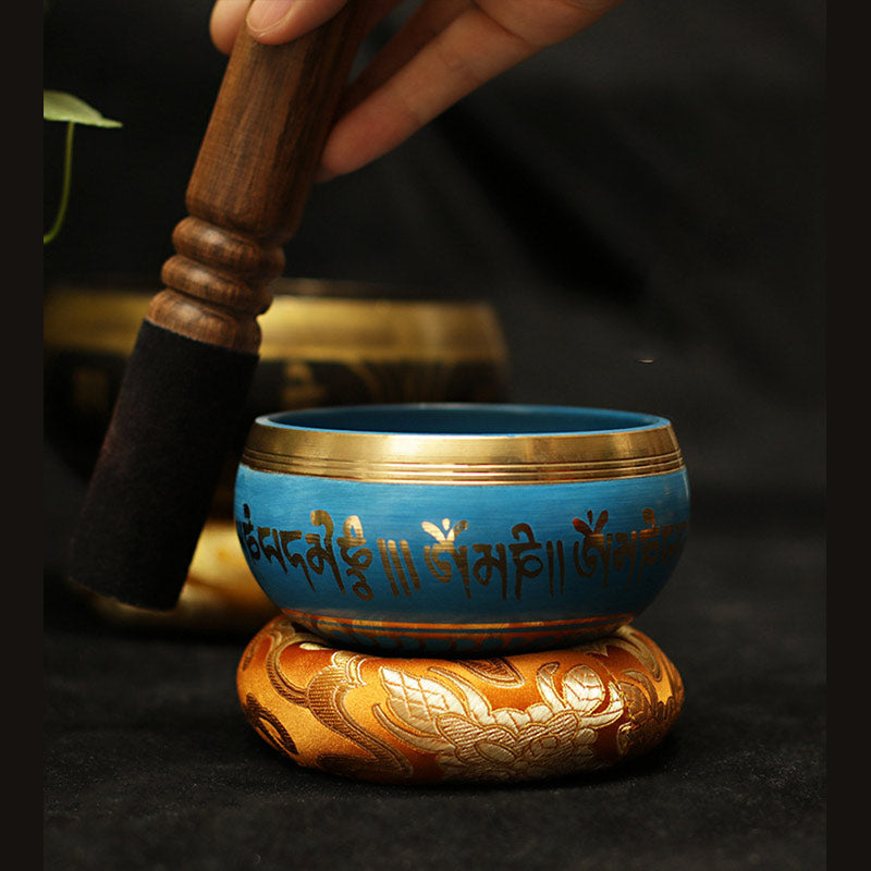 Artisanal Hand-Hammered Healing Sound Bowl Set