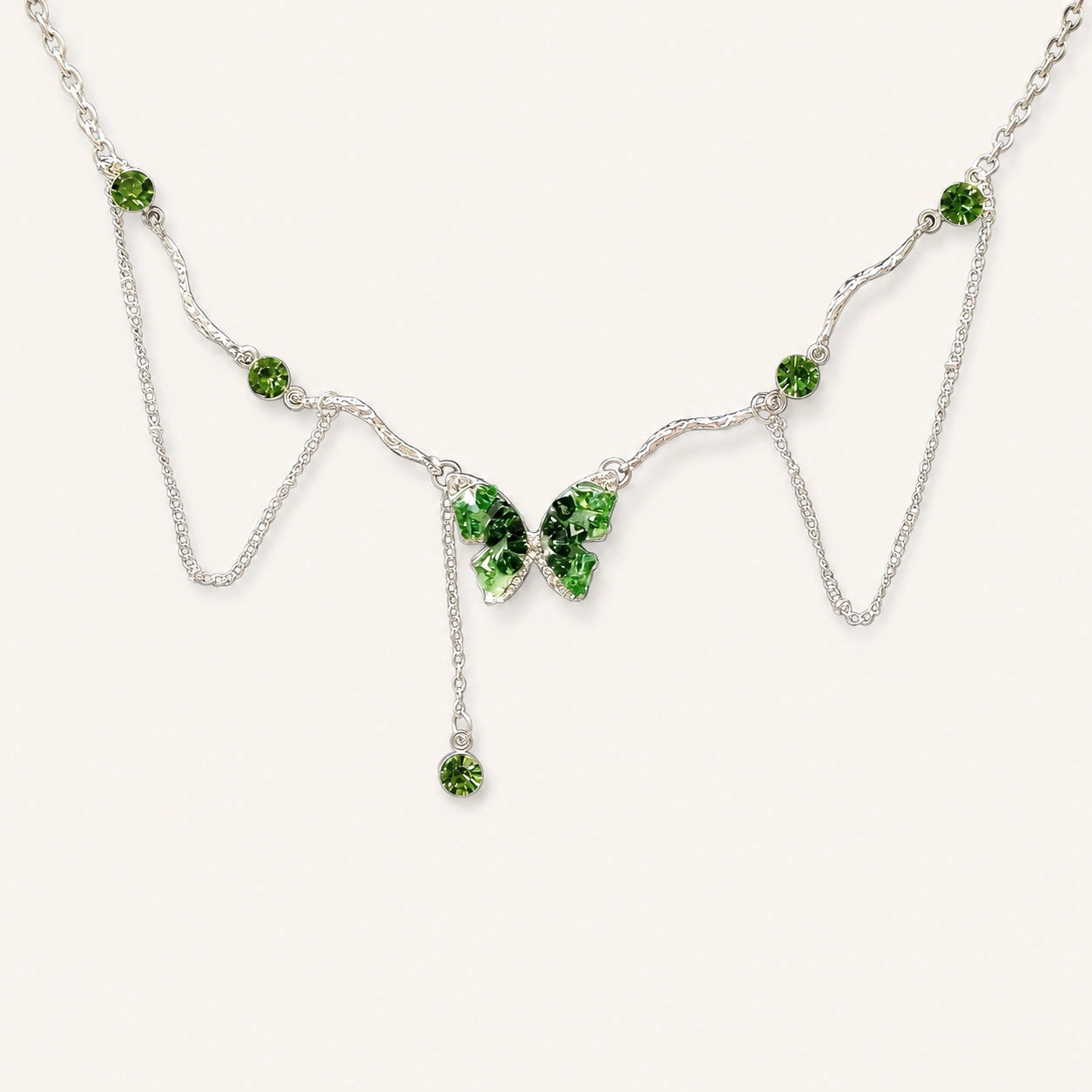 Vintage Renewal Butterfly Necklace