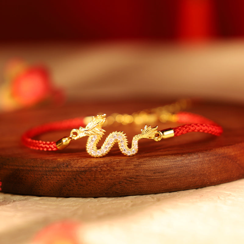 Sovereign Dragon Vitality Alignment Bracelet - Detail View