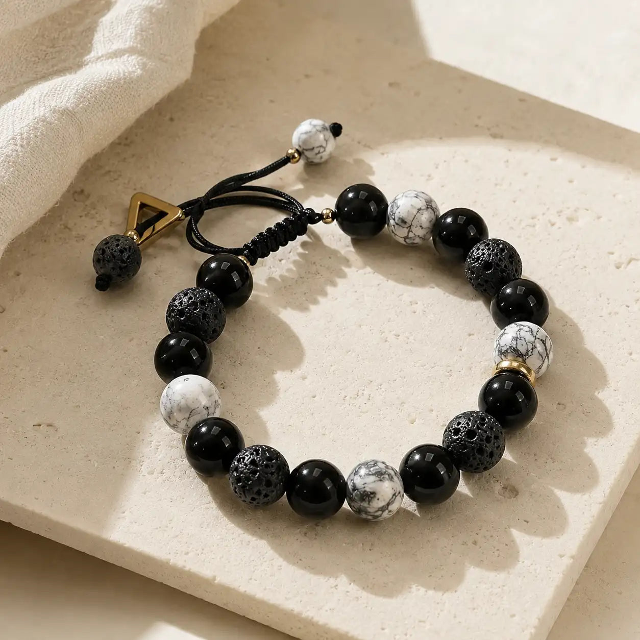 Mixed Stone Beaded Bracelet
