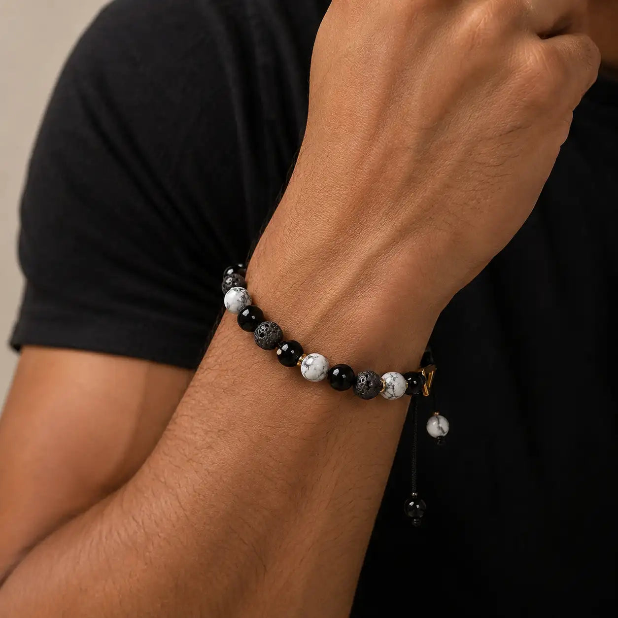 Mixed Stone Beaded Bracelet