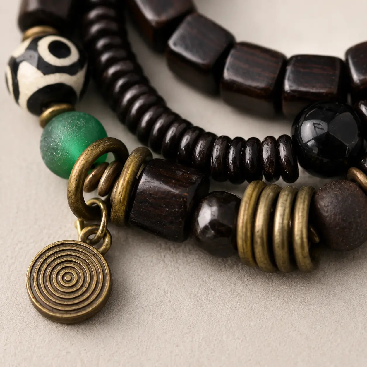 Black Ebony Protection Bead Bracelet