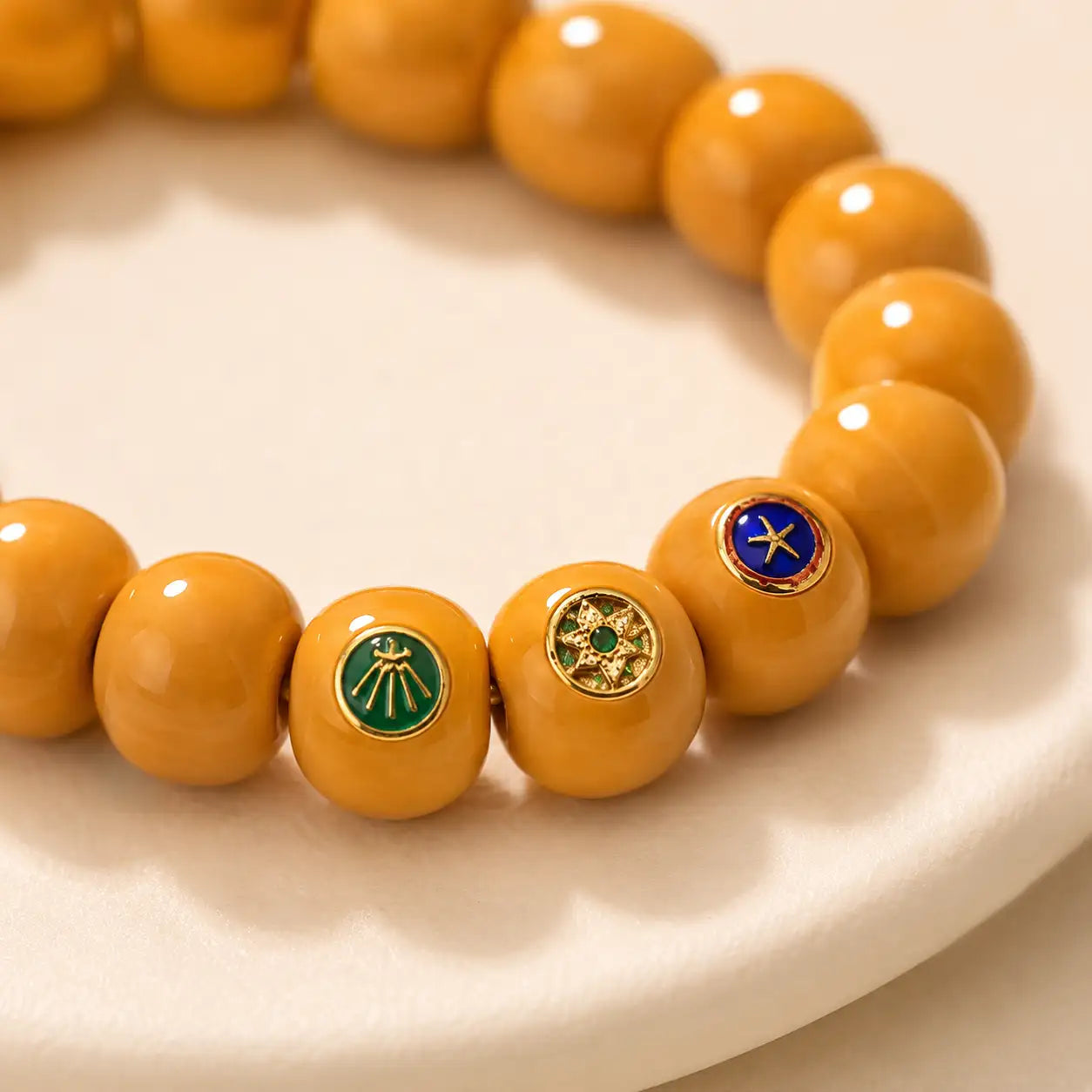 Monkey Walnut Rosary Bracelet