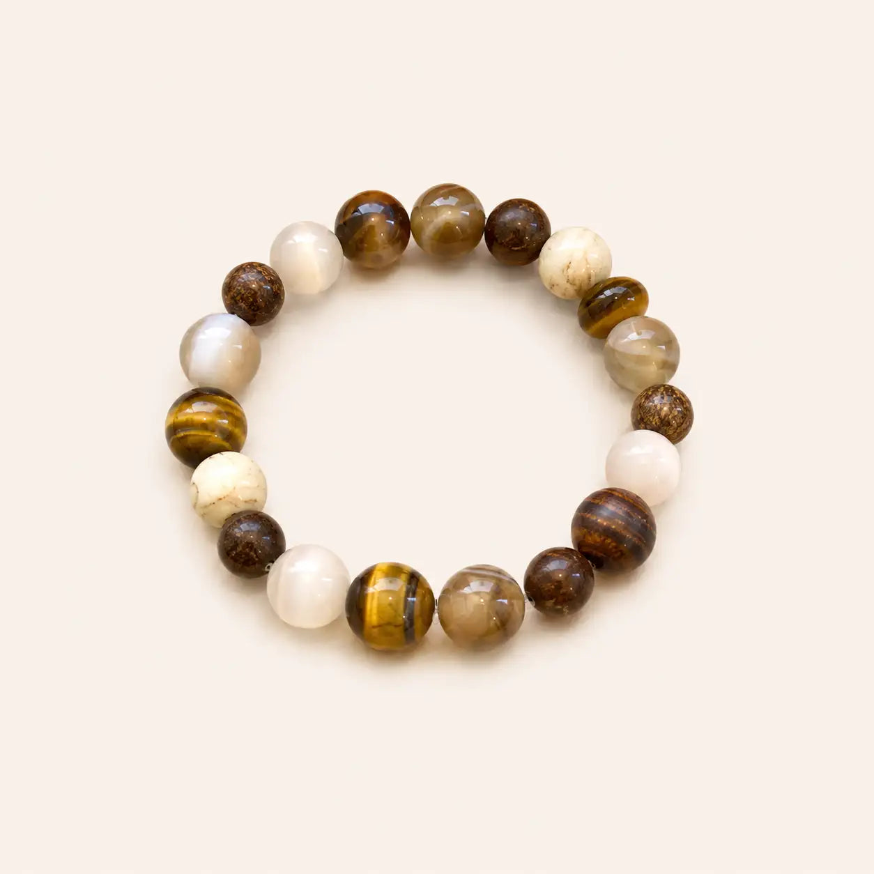 Earth Vein Mixed Bead Bracelet