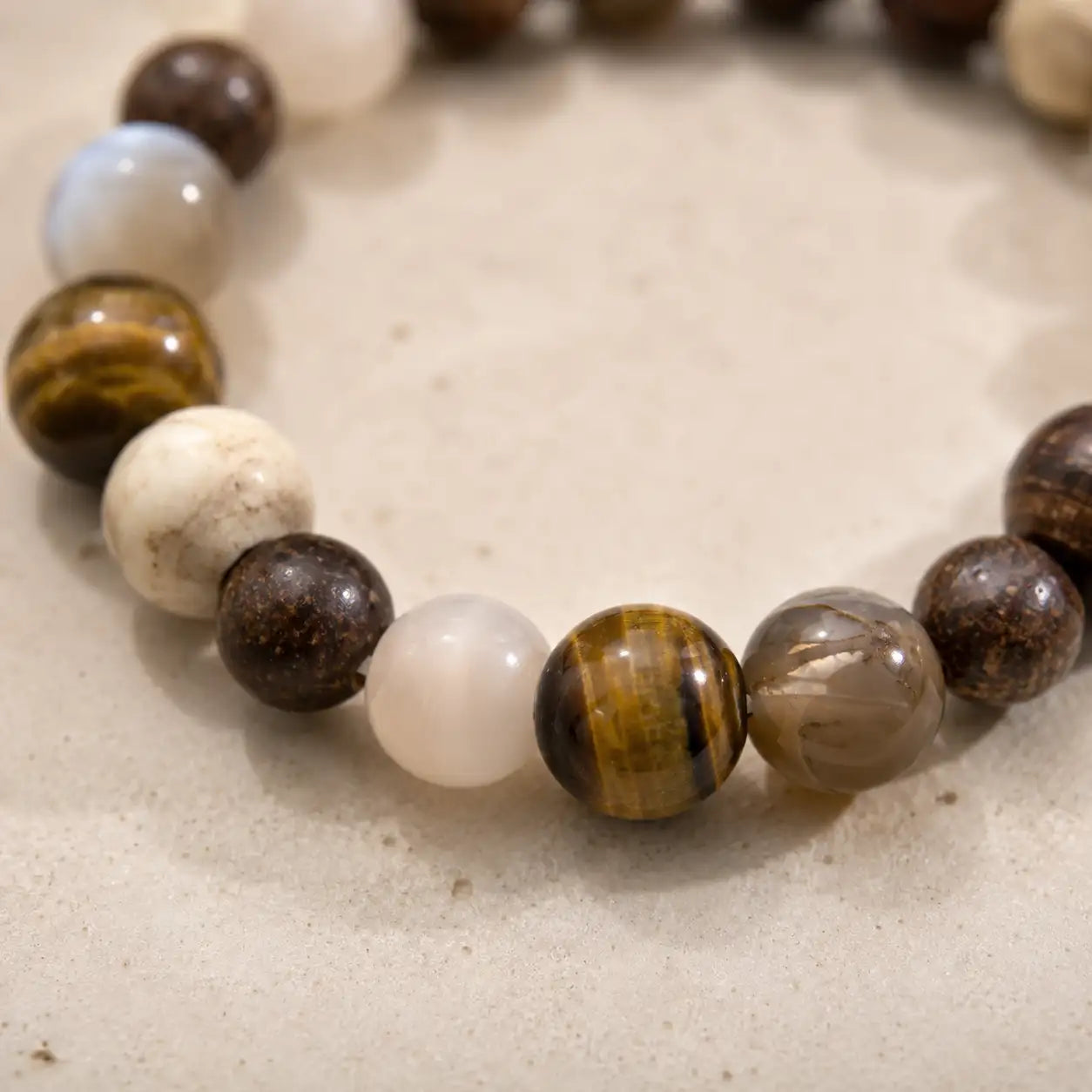 Earth Vein Mixed Bead Bracelet