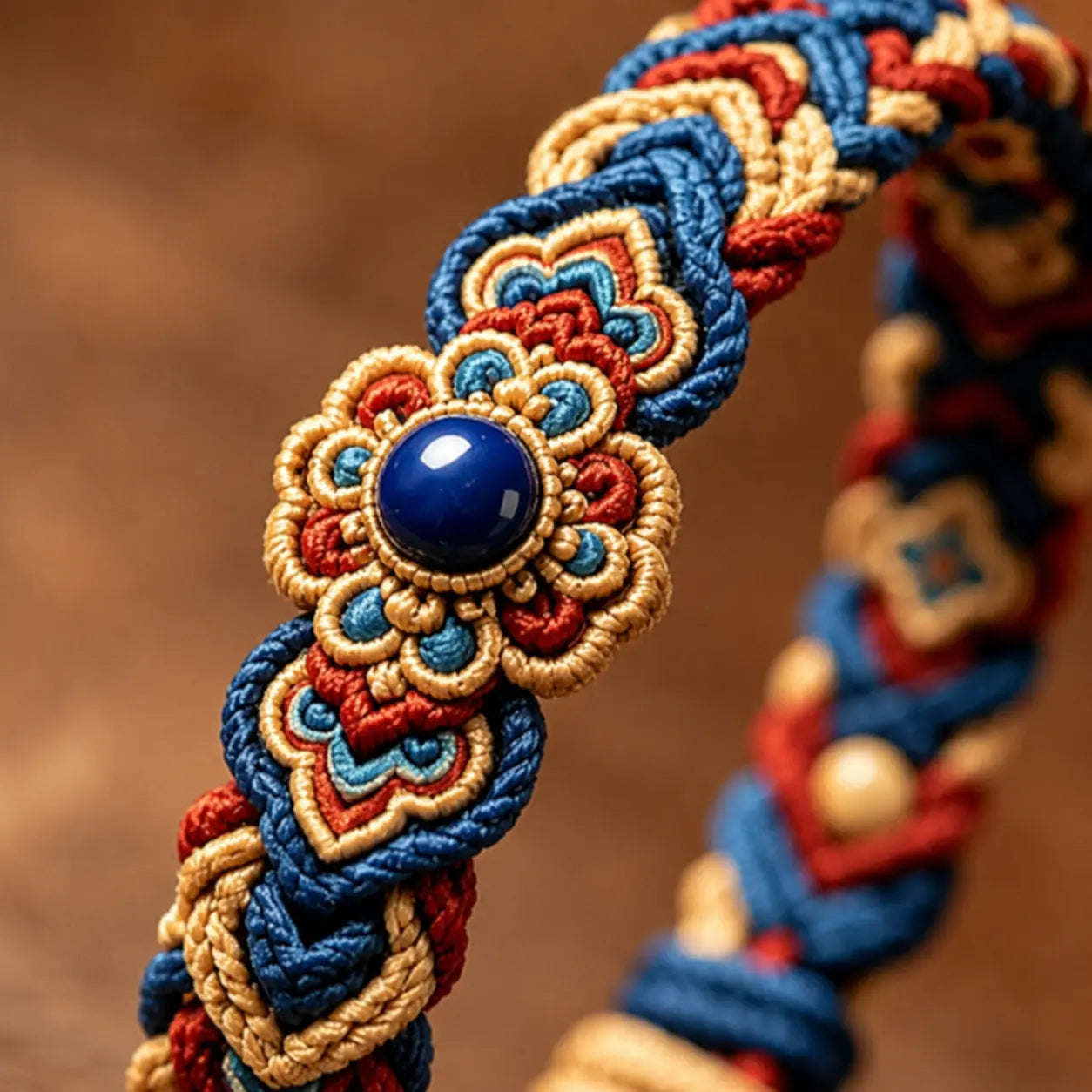 Blue Lotus Protection Bracelet