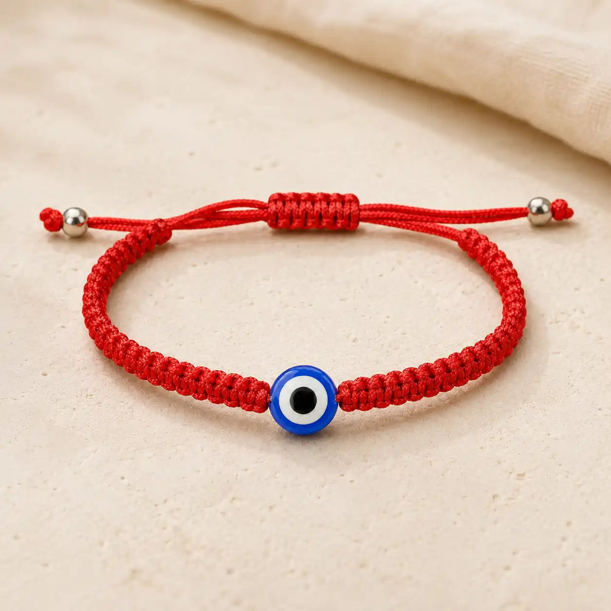 Red Rope Evil Eye Bracelet