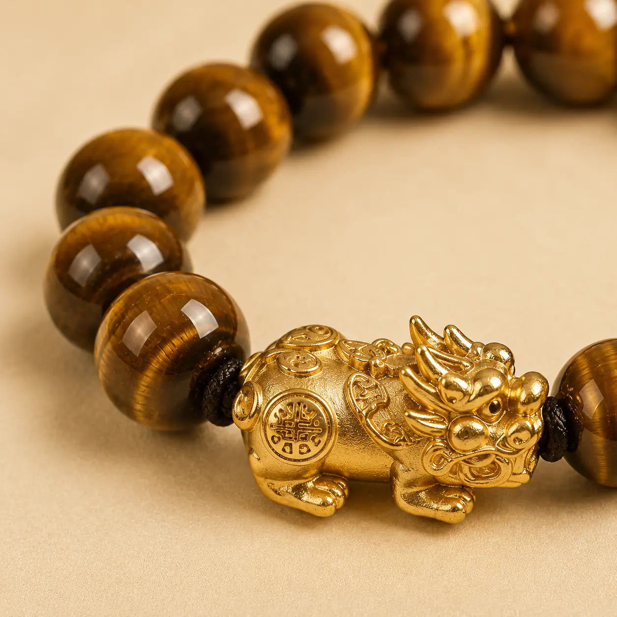 Golden Tiger Eye Pixiu Bracelet