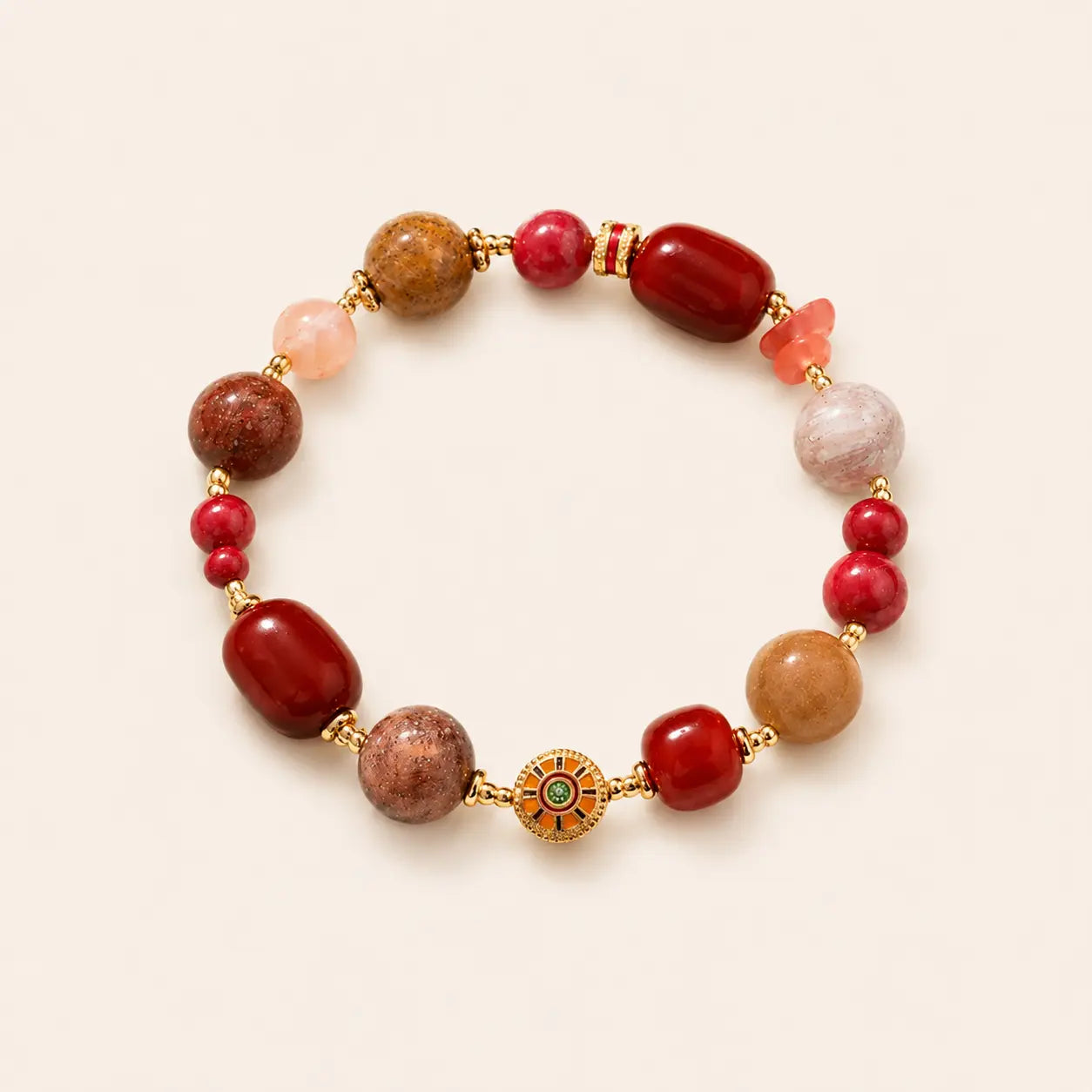 Red Agate Emperor Stone Bracelet with agate
