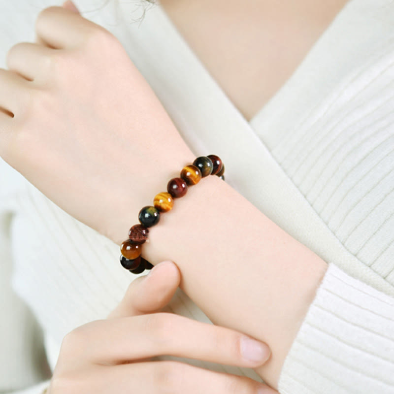 Tiger’s Eye stacking bracelets – grounding and confident energy alignment from TheFuMaster
