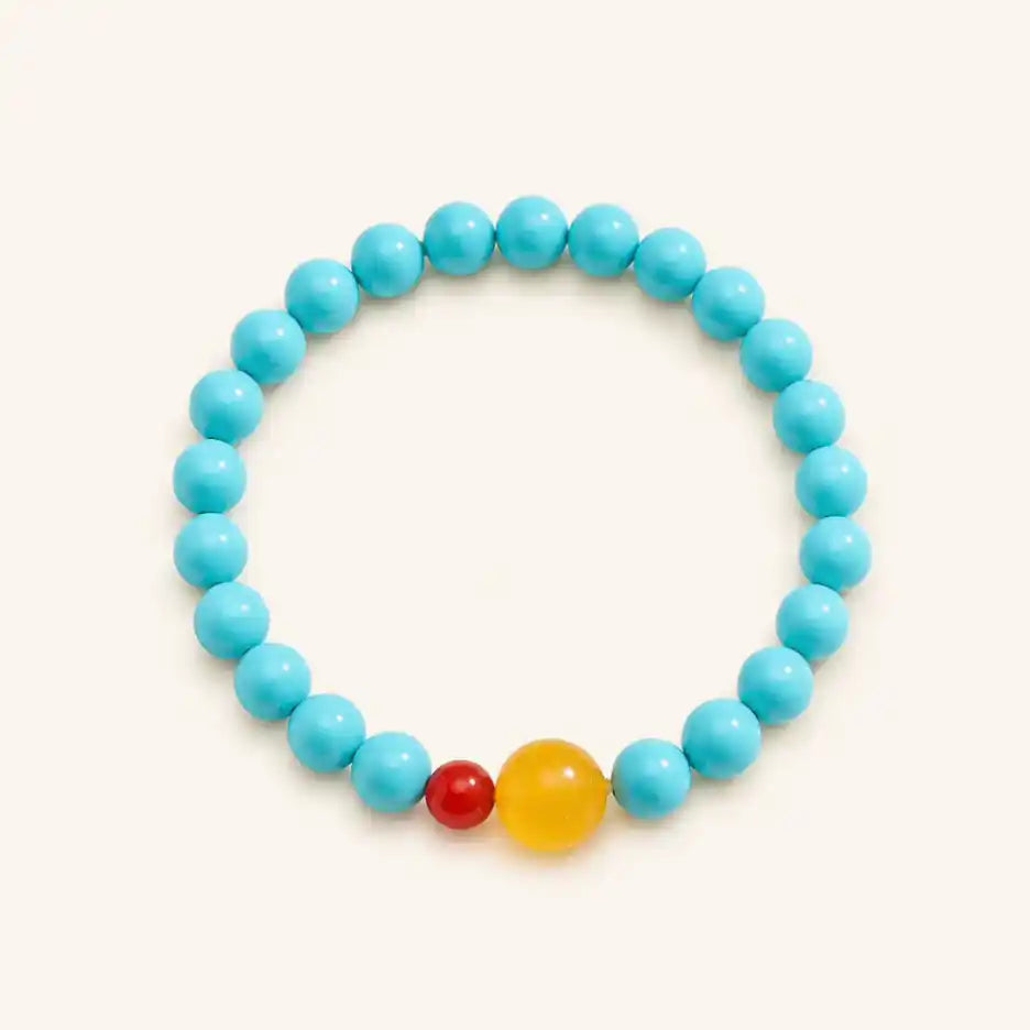 Turquoise 6mm Bracelet with turquoise
