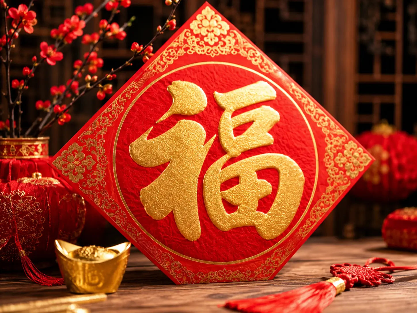 Chinese Fu Symbol Meaning: Fortune, Luck, and Fullness