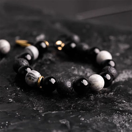 Black obsidian bracelet meaning and grounding protection guide by TheFuMaster