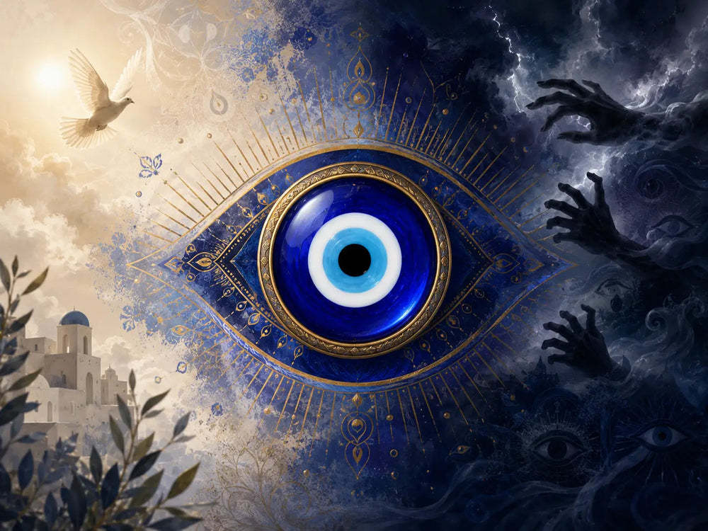 Evil Eye jewelry for protection, boundaries, and intention by TheFuMaster