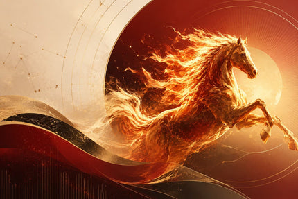 2026 Fire Horse bracelet guide with red string and Horse zodiac jewelry by TheFuMaster