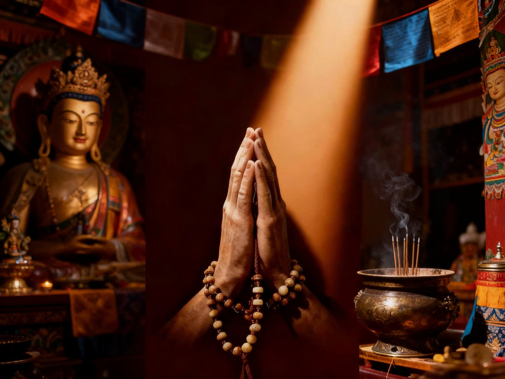 Mala bracelet meaning with prayer bead practice and intention by TheFuMaster