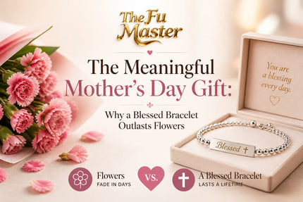 Meaningful Mother's Day jewelry gift with Eastern spiritual bracelet by TheFuMaster