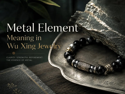 Metal Element Meaning in Wu Xing Jewelry: Clarity, Discipline, and Daily Structure