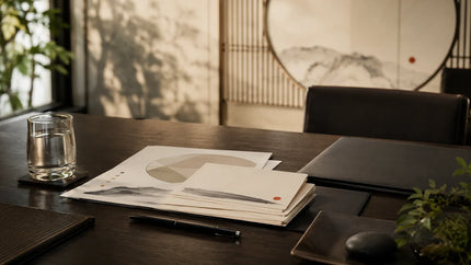 Calm work presentation desk scene for TheFuMaster blog