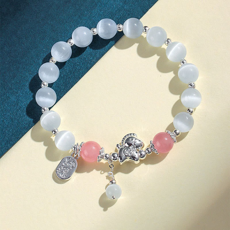 Smooth Sailing Cat's Eye Pixiu Bracelet