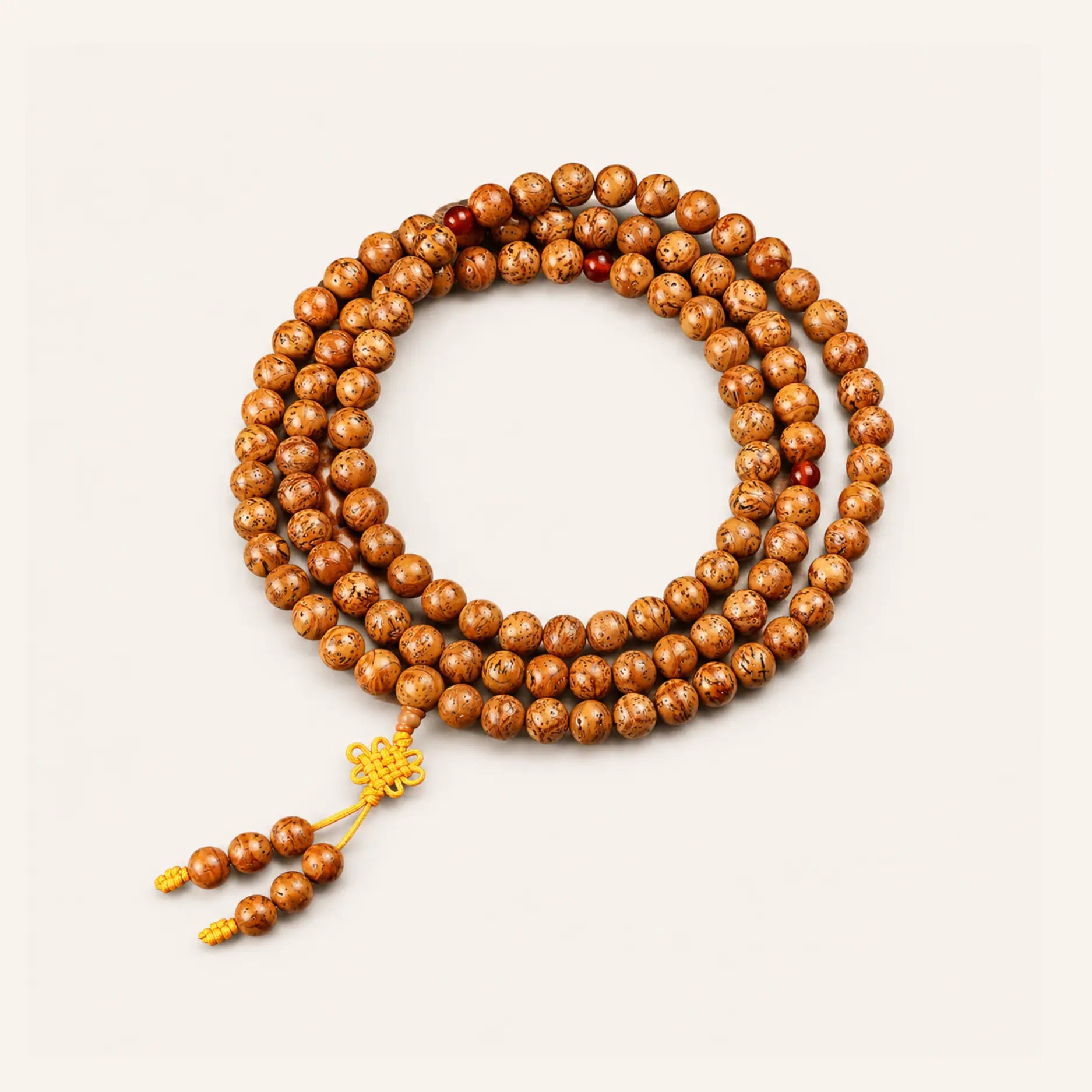 Dragon Eye Bodhi Seed Bead Necklace