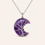 Amethyst Tree of Life Pendant Necklace